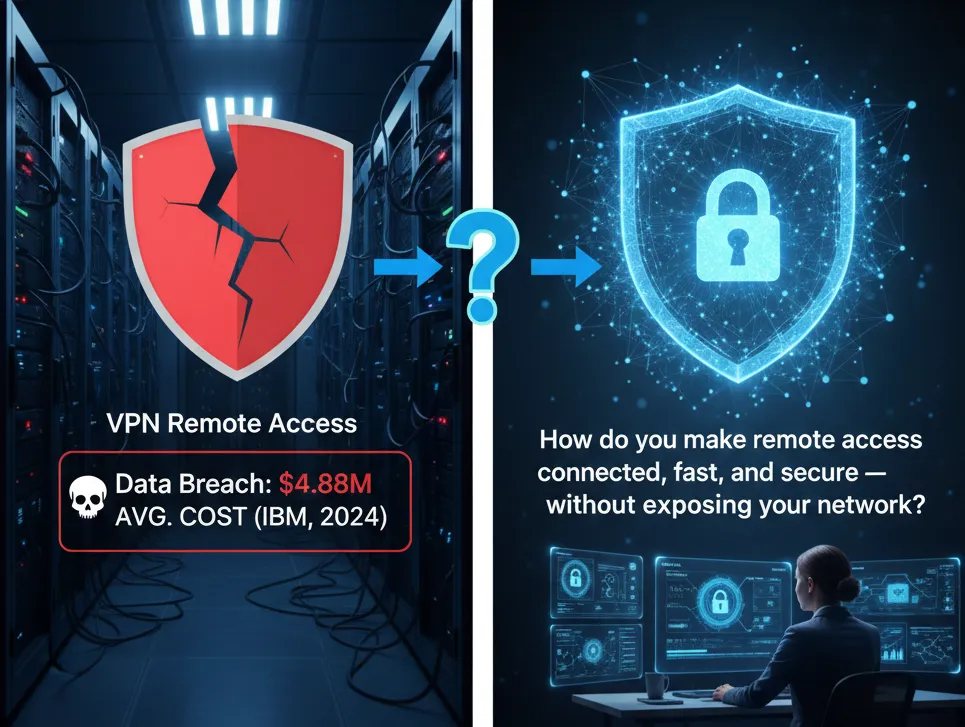 設備與系統的安全遠端存取：為什麼 VPN、公開IP與開 Port，正在成為企業最常見的入侵破口？