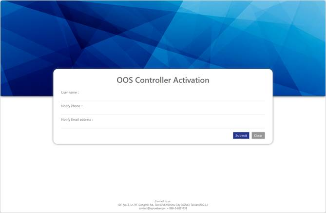 Sharing the OOS Controller user registration link