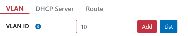 Add VLAN ID 10