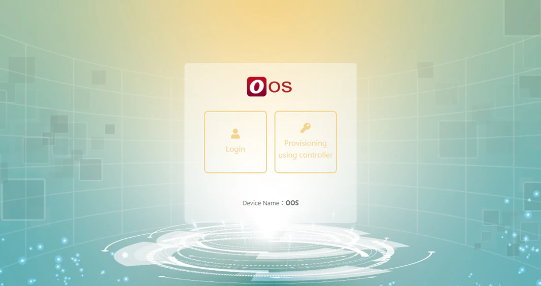 透過 LAN 連接埠存取 OOS