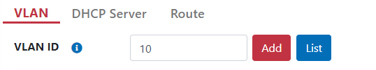 Add VLAN ID interface