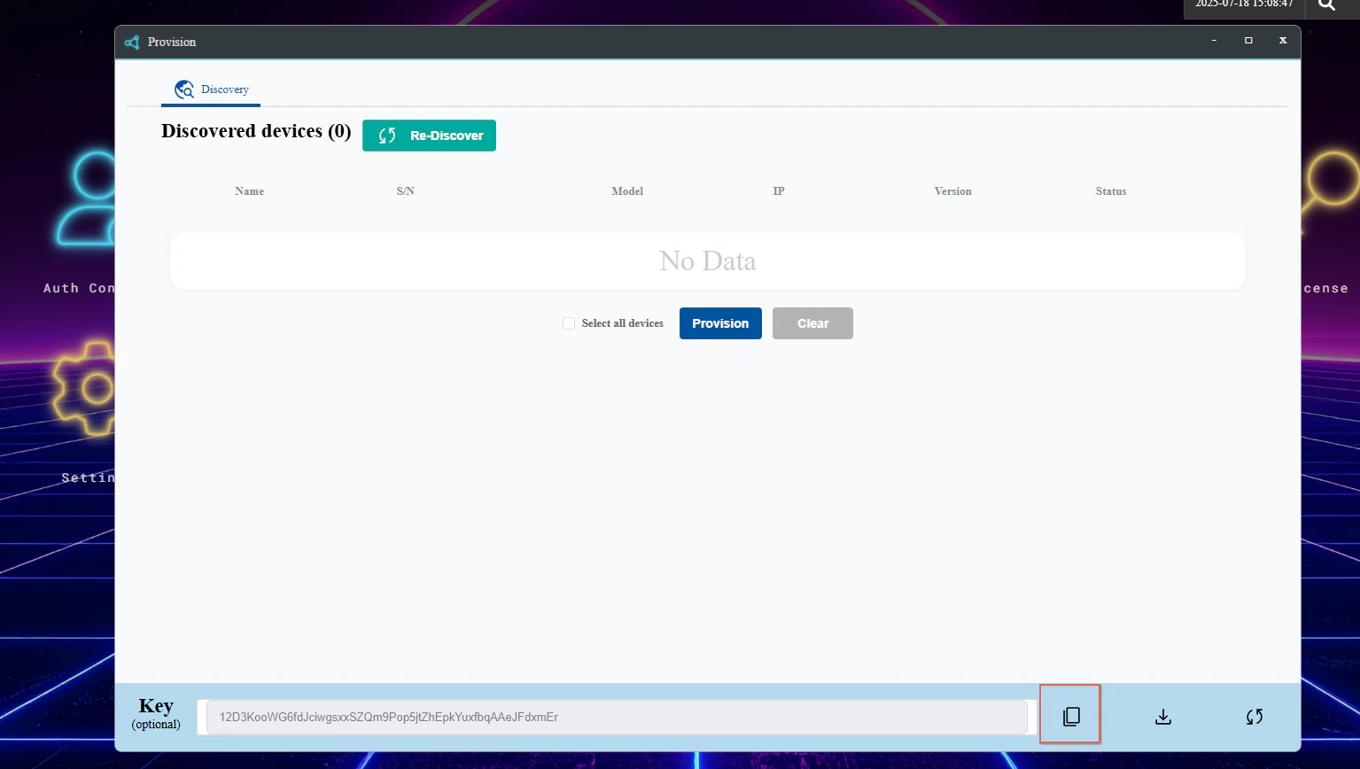 Generate Provision Key