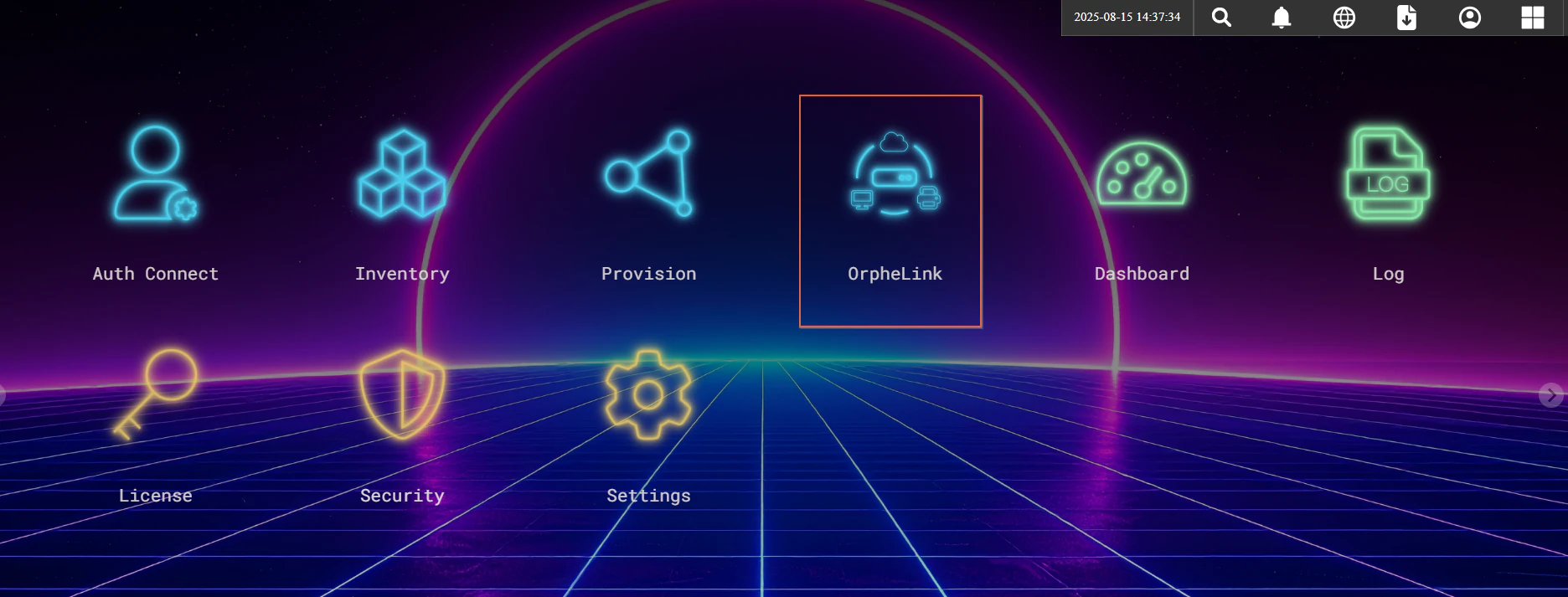 OrpheAgent P2P connection setup interface