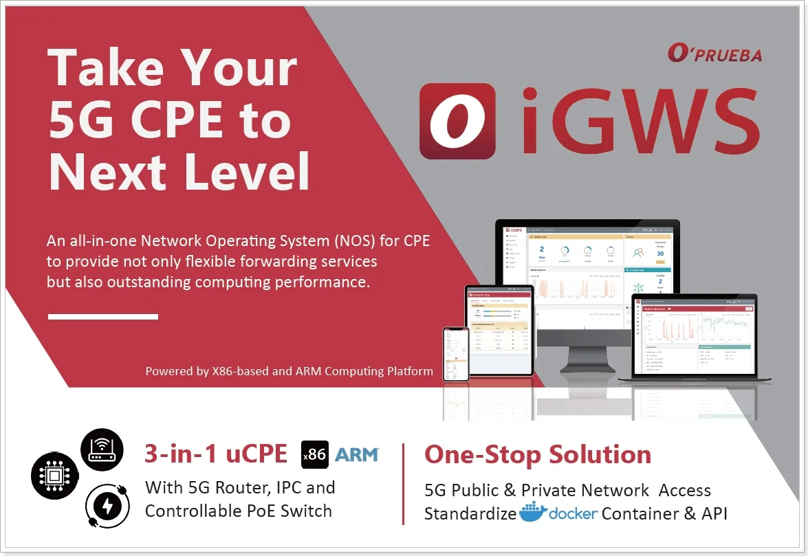 O'PRUEBA iGWS 1.0 Release